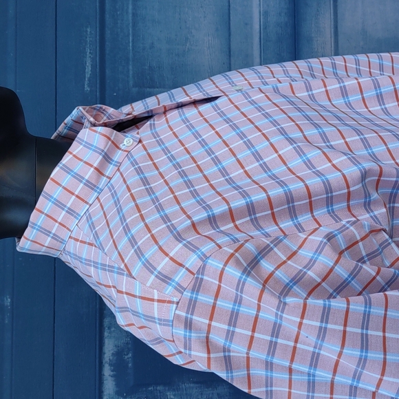 BROOKS BROTHERS 1818 MEN'S MONOGRAMMED PLAID LUXURY SHIRT - Picture 3 of 17